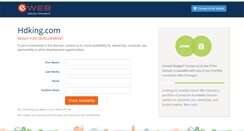Desktop Screenshot of hdking.com